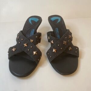 Sport-I-Que Donald J Pliner Theo Black Womans Size 6 Short Heel Shoe DressCasual